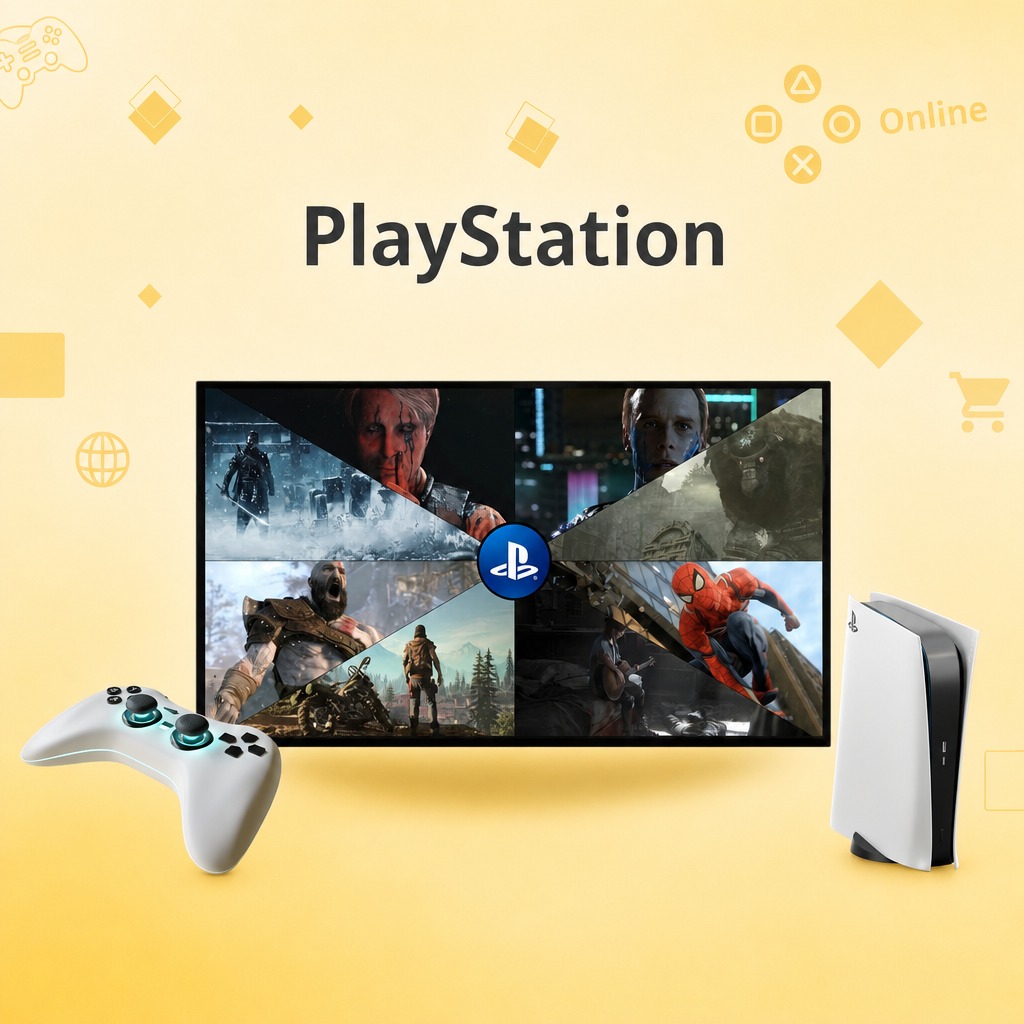 PlayStation Store — покупка игр и подписок с картой Хочу Плачу!