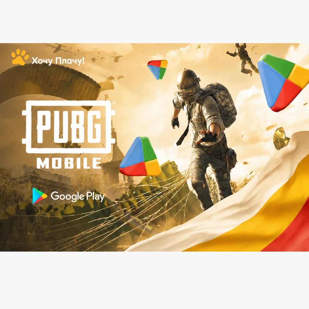 Хочу Плачу! — руководство по покупке UC в PUBG Mobile через Google Play