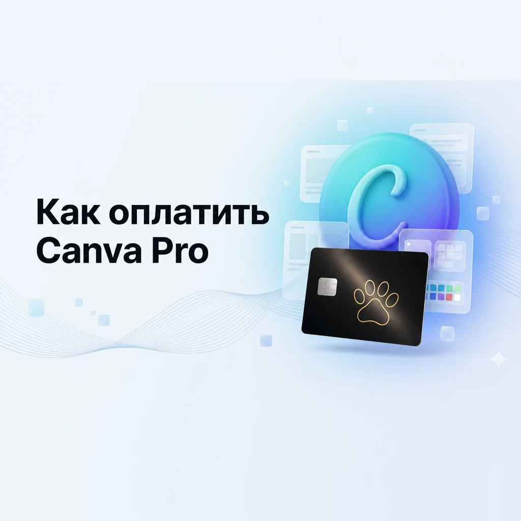 Как оплатить Canva Pro в 2026 году — инструкция с картой Хочу Плачу!