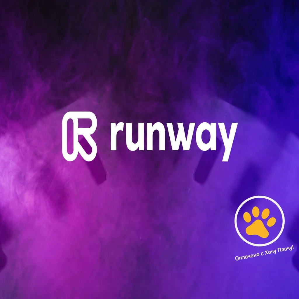 Логотип Runway — оплата подписки виртуальной картой Хочу Плачу!