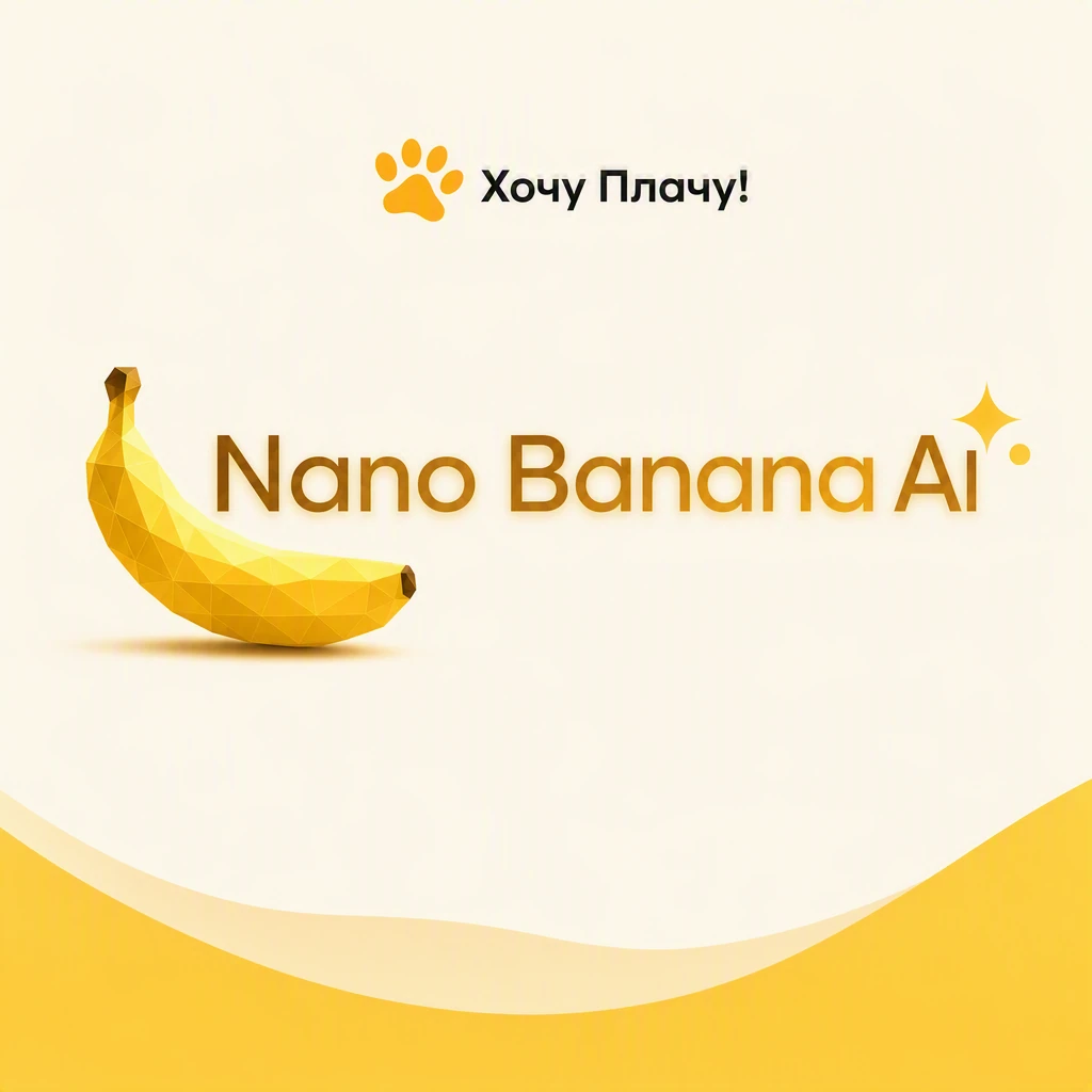 Nano Banana AI — оплата подписки виртуальной картой Хочу Плачу!